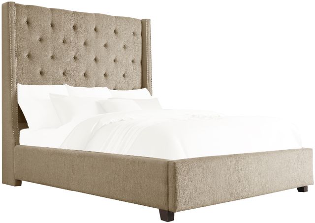 Homelegance® Fairborn Brown Upholstered Eastern King Storage Platform Bed-2
