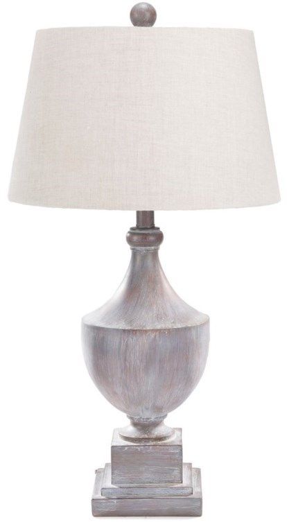 Surya Eleanor Gray Washed Traditional Table Lamp-0