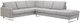 EQ3 Customizable Oskar 2-Piece Left-Arm Facing Sofa Sectional and Backless Chaise with Optional Headrests-0