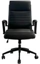 Parker House® Smooth Black Leather Desk Chair-2