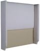 Century® Customizable Details Case Queen Upholstered Wing Medium Headboard-0