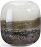 Giftcraft Brown/Copper/White Glass Vase-0