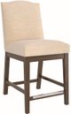 Canadel® Canadel Cognac Washed Upholstered Fixed Stool-0