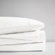 Olliix by Beautyrest White Full 400 Thread Count Wrinkle Resistant Cotton Sateen Sheet Set-2