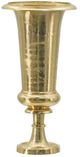 A & B Home Gold Metal Vase-0
