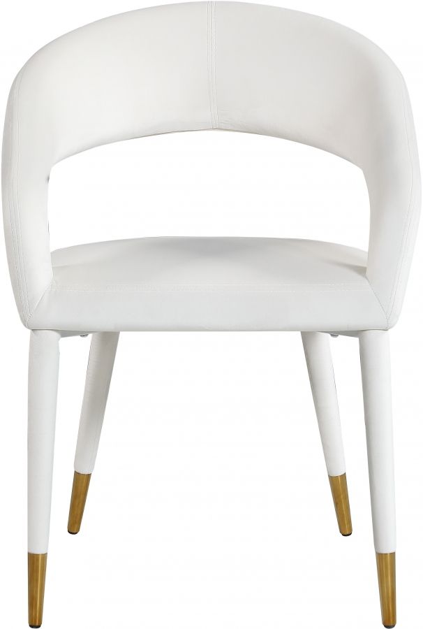 Meridian Furniture Destiny Cream Dining Arm Chair-1