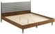 Armen Living Artemio 4-Piece Walnut Wood King Panel Bedroom Set-3