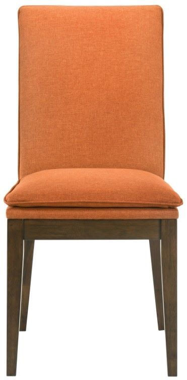 New Classic® Home Furnishings Maggie Terra Cotta/Walnut Dining Chair-2