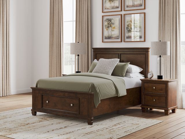 Signature Design by Ashley® Danabrin Brown Full Panel Storage Bed-1