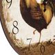 YHD Beige/Brown Circular Wooden Wall Clock-2