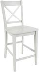 Jofran Inc. Simplicity Dove Gray X-Back Counter Stool -0