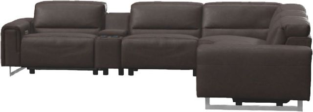 Palliser® Furniture Customizable Armina 6-Piece Power Reclining Sectional with Headrest, Lumbar and Storage Console-1