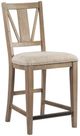Magnussen Home® Paxton Place Baja Fog/Dovetail Gray Counter Chair-0