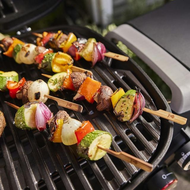 Weber® Q 2800N+ 2-Burner Smokey Gray Tabletop Liquid Propane Grill-1