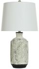 StyleCraft Ivory Pine/White Table Lamp-0