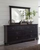 Aspenhome® Oxford Rubbed Black Landscape Mirror-2