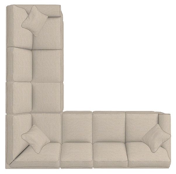 La-Z-Boy® Collins 5-Piece Bisque Sectional-3