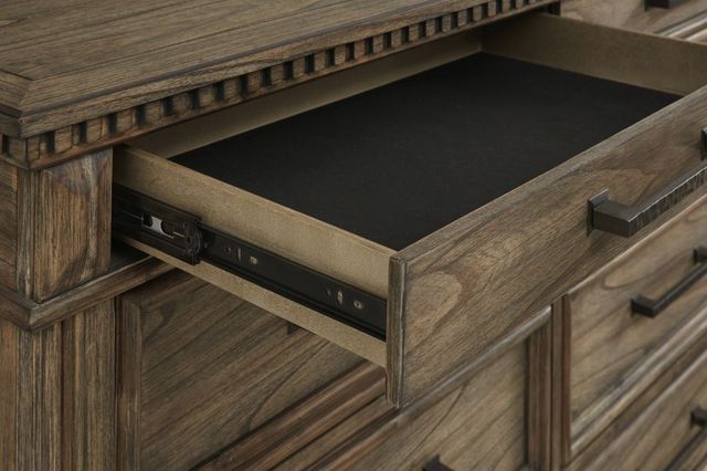 Signature Design by Ashley® Markenburg Brown Dresser and Mirror-2