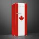 Réfrigérateur à congélateur supérieur de 24 po SMEG® de 9.9 pi³ - Drapeau Canada-1