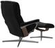 Stressless® by Ekornes® Customizable Mayfair Small Manual Recliner and Ottoman with Cross Base-2
