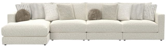 Jackson Furniture Ritzy 4-Piece Bone Sectional and Chaise-3