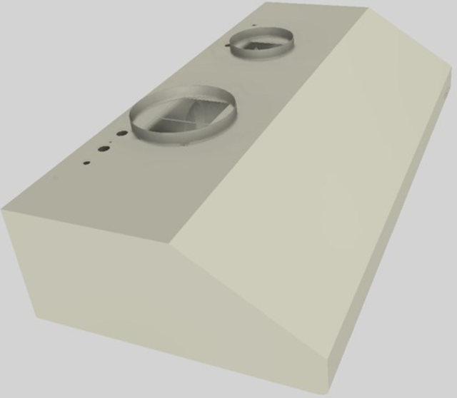 Vent-A-Hood® 42" Biscuit Under Cabinet Range Hood-3