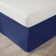 Olliix by Intelligent Design Navy Twin XL Extended Drop 36" Dorm Bed Skirt-3