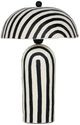 TOV Furniture Maiori Black Striped Table Lamp-0