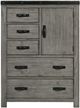 Elements International Wade Gray Wood Chest-1