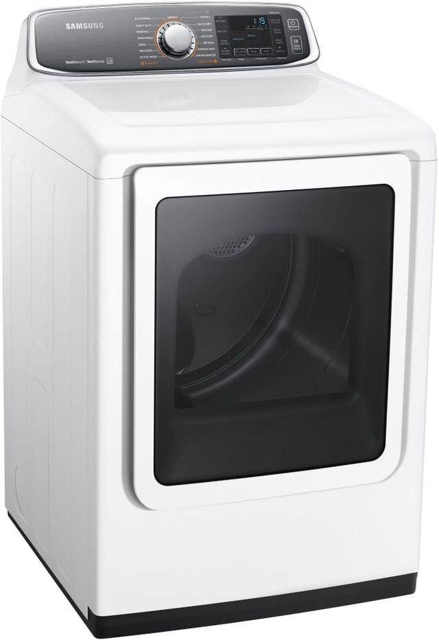 Samsung 7.4 Cu. Ft. White Front Load Gas Dryer-1