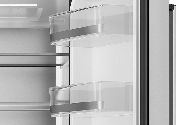 Bertazzoni Master Series 36" 26.2 Cu. Ft. No Fingerprint Stainless Steel Counter Depth French Door Refrigerator-4