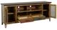 International Furniture Direct Antique Blue TV Stand-3