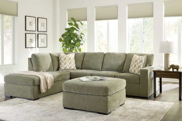 Signature Design by Ashley® Bridgepoint 2-Piece Moss Left-Arm Facing Sleeper Sectional and Chaise-1