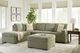 Signature Design by Ashley® Bridgepoint 2-Piece Moss Left-Arm Facing Sleeper Sectional and Chaise-1