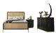 Coaster® Arini 4-Piece Black/Natural Queen Bedroom Set-2