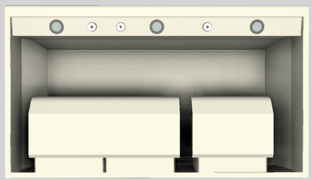 Vent-A-Hood® 42" Biscuit Wall Mounted Range Hood-1