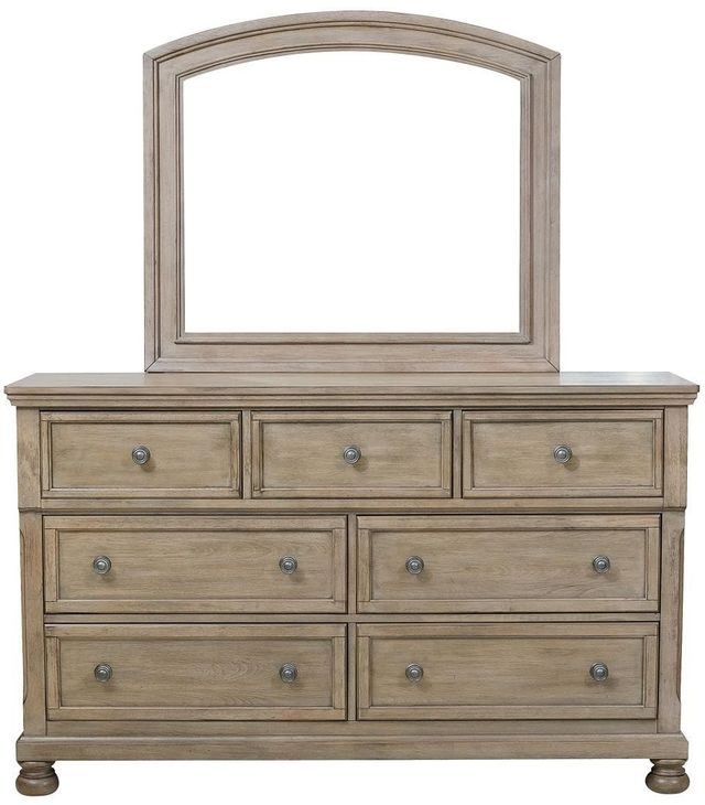 Homelegance® Bethel Wire Brushed Gray Mirror-2
