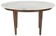 Moe's Home Collection Lark White Banswara Coffee Table with Brown Base-2