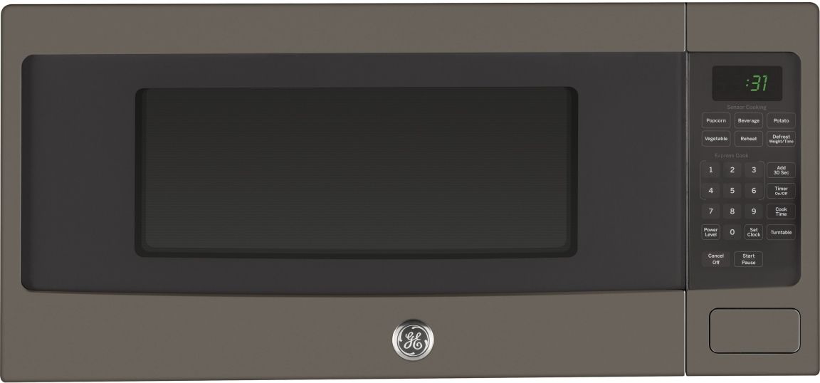GE Profile™ 1.1 Cu. Ft. Slate Countertop Microwave