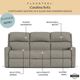 Flexsteel® Catalina Power Reclining Sofa with Power Headrests-4