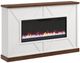 Legends Home Real Cozy Liberty Bourbon/Jasmine White Fireplace Mantel-0