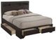 ACME Furniture Madison II Espresso Queen Bookcase Bed-4
