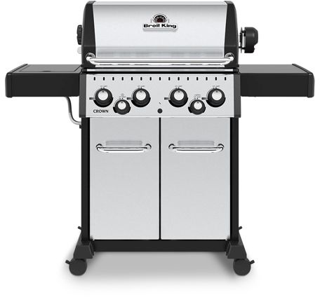 Broil King® Crown™ S 440 4-Burner Stainless Steel Freestanding Natural Gas Grill-0