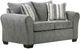 Fusion Furniture Britta Graystone Loveseat-0