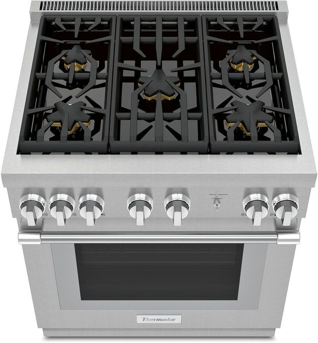 Thermador® Pro Harmony® 30" Stainless Steel Freestanding Natural Gas Range-1