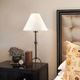 Cal® Lighting & Accessories Matt Black Table Lamp-1