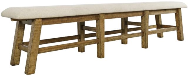 Jofran Inc. Telluride Beige/Gold 85" Dining Bench-0