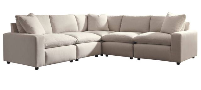 Signature Design by Ashley® Savesto 7-Piece Ivory Living Room Set-1