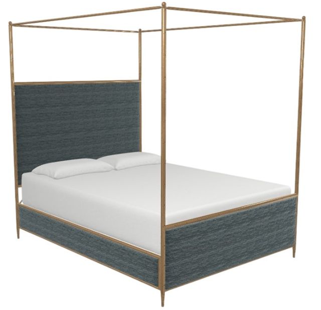 Wesley Allen Customizable Royce King Upholstered Canopy Bed-1