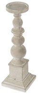 A & B Home Gray Cement Pillar Candleholder-2
